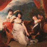  Sir Thomas Lawrence Mrs Henry Baring and her Children oil on canvas
